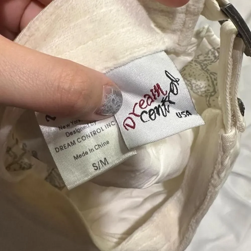 Unbranded Women's White and Cream Hat